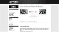 Desktop Screenshot of joshreitze.de